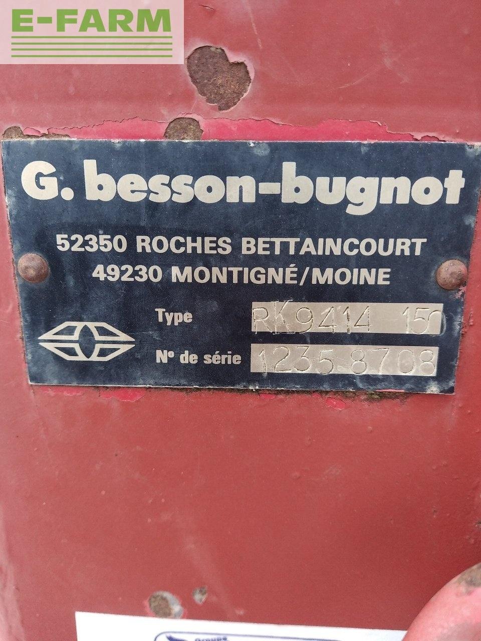 Pflug typu BUGNOT rk 9414 150, Gebrauchtmaschine v CHAUVONCOURT (Obrázek 8)