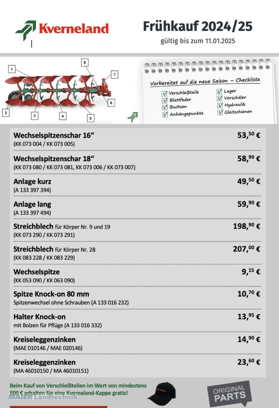 Pflug des Typs Kverneland 150 S, Neumaschine in Dieterskirchen (Bild 1)