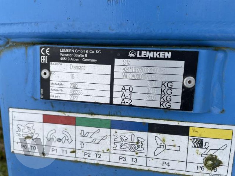 Pflug tip Lemken Diamant 16, Neumaschine in Börm (Poză 2)