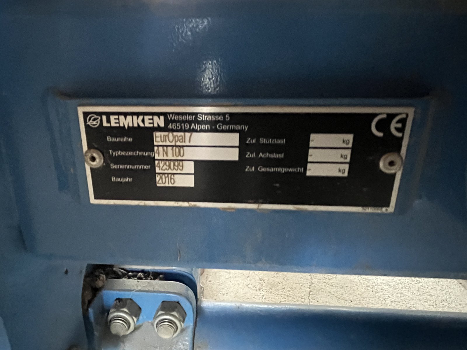 Pflug tipa Lemken EurOpal 7, Gebrauchtmaschine u Mainburg (Slika 3)