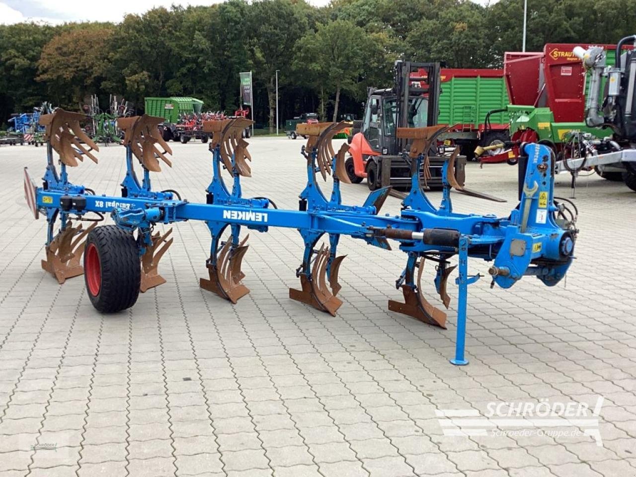 Pflug van het type Lemken EUROPAL 8 X 5 L 100, Gebrauchtmaschine in Wildeshausen (Foto 3)