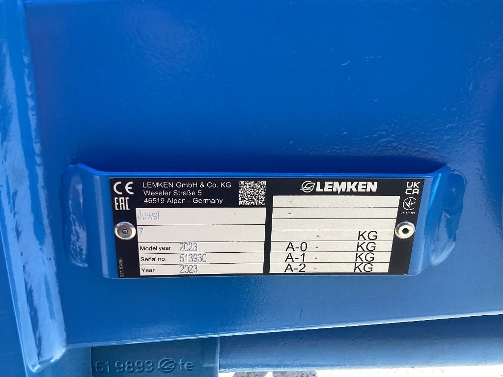 Pflug za tip Lemken juvel 7, Gebrauchtmaschine u AUMONT AUBRAC (Slika 3)