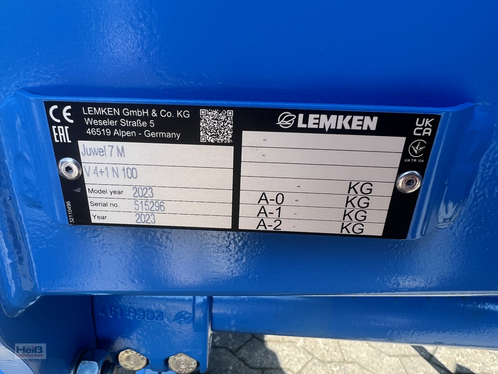 Pflug van het type Lemken Juwel 7, Gebrauchtmaschine in Merkendorf (Foto 4)