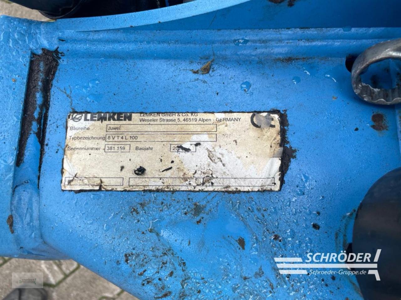 Pflug tip Lemken JUWEL 8 V T 4 L 100, Gebrauchtmaschine in Wildeshausen (Poză 8)