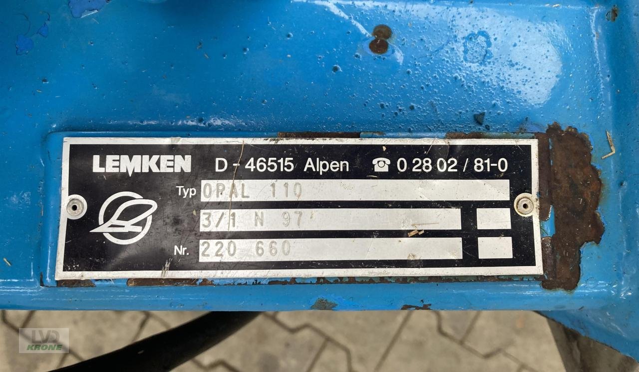 Pflug des Typs Lemken OPAL 110/4, Gebrauchtmaschine in Spelle (Bild 10)