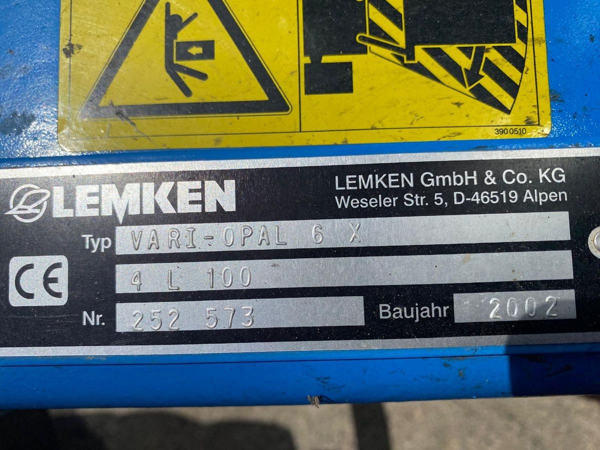 Pflug του τύπου Lemken Vario Opal 6X, Gebrauchtmaschine σε Starrein (Φωτογραφία 12)