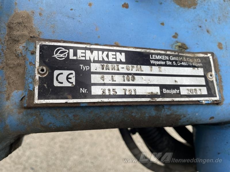 Pflug typu Lemken VariOpal 7x4 L100, Gebrauchtmaschine v Sülzetal OT Altenweddingen (Obrázek 11)