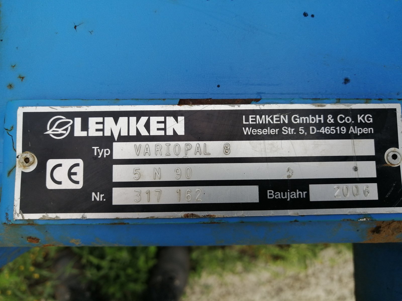 Pflug от тип Lemken VariOpal 8 5 N, Gebrauchtmaschine в Röttingen (Снимка 6)