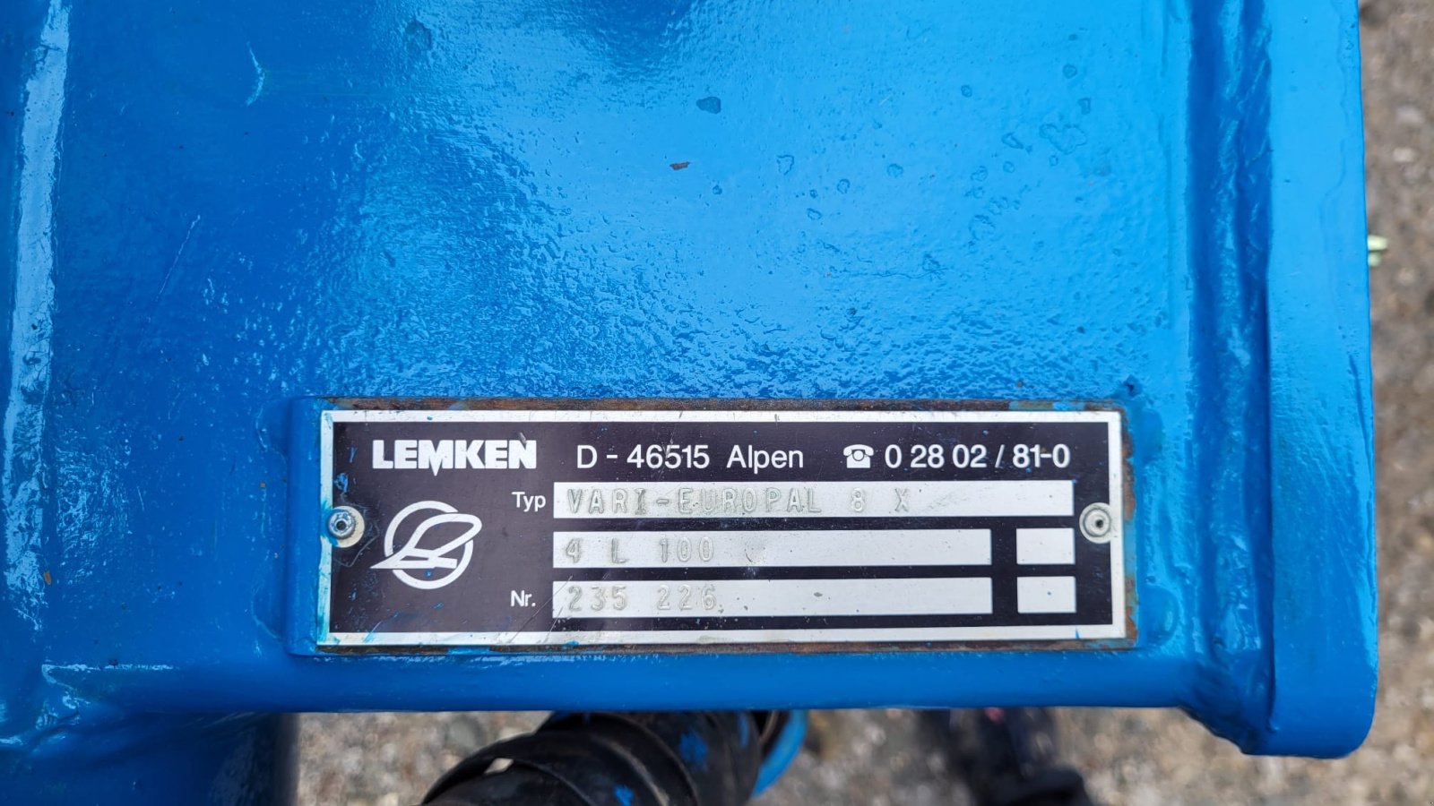 Pflug typu Lemken VariOpal 8 X, Gebrauchtmaschine w Bad Gandersheim (Zdjęcie 8)