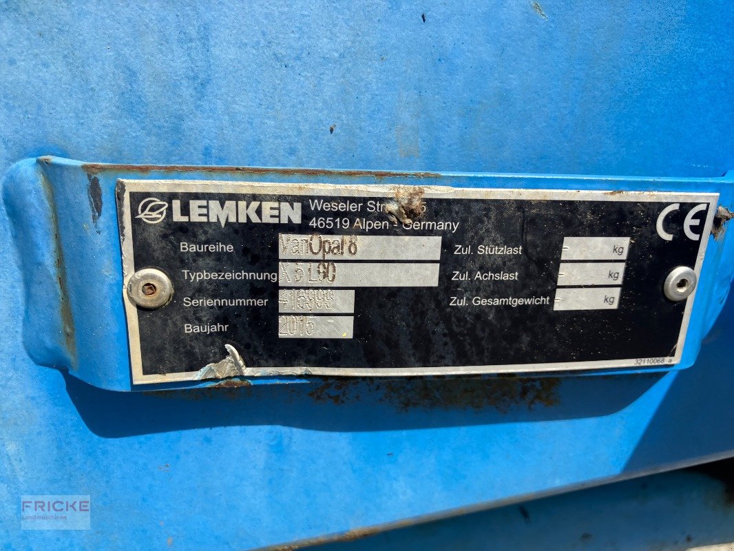 Pflug του τύπου Lemken VariOpal 8 X5L90, Gebrauchtmaschine σε Demmin (Φωτογραφία 4)