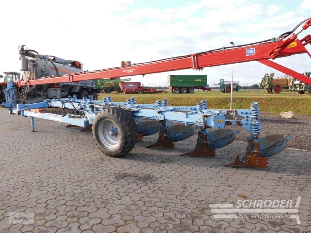 Pflug del tipo Lemken VARITURMALIN 9 X 6+1 L100, Gebrauchtmaschine In Leizen (Immagine 1)