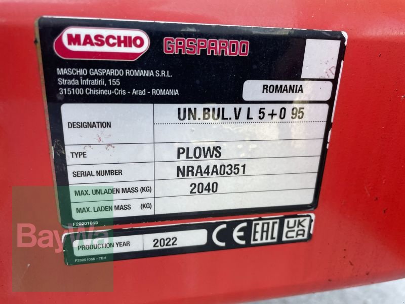 Pflug tipa Maschio UNICO L VARIO D95 5+, Gebrauchtmaschine u Bamberg (Slika 14)