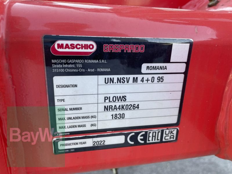 Pflug типа Maschio UNICO M VARIO 4+ NON-STOP, Neumaschine в Bamberg (Фотография 14)