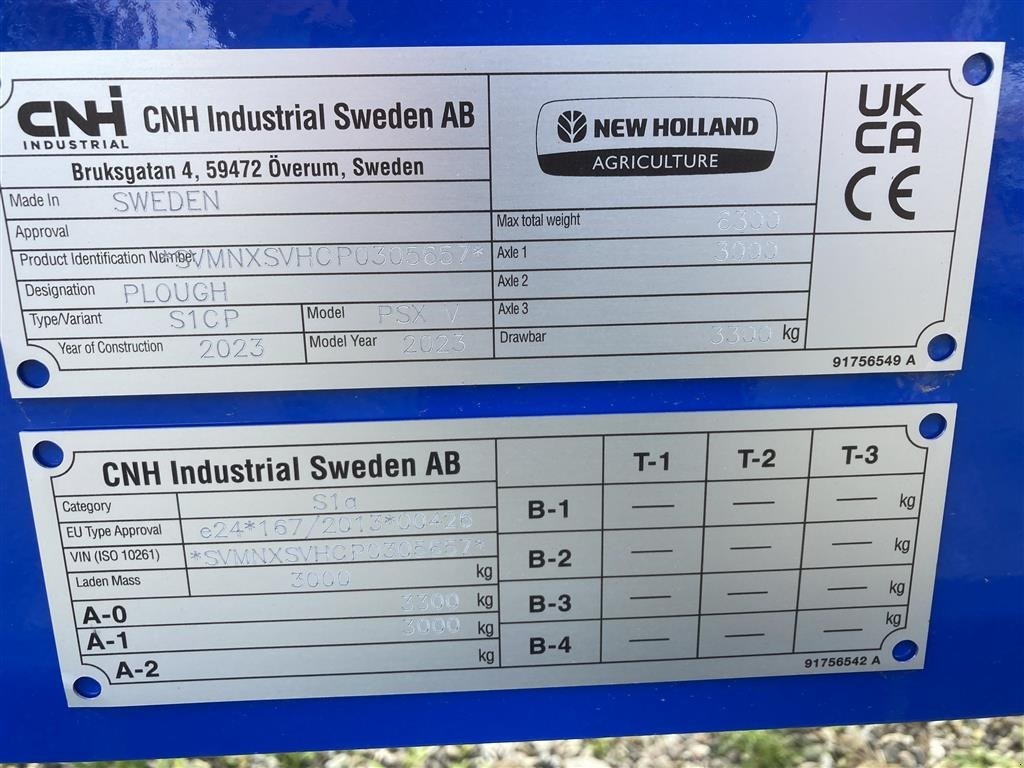 Pflug Türe ait New Holland PSXVH 7 furet, Gebrauchtmaschine içinde Roskilde (resim 4)