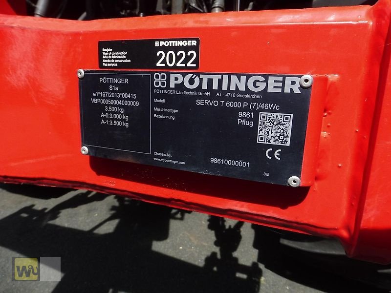 Pflug del tipo Pöttinger Aufsattelpflug SERVO T 6000 PLUS 7-Scharig Ca.70 Gepflügt WIE NEU!!!!!, Gebrauchtmaschine In Metelen (Immagine 12)