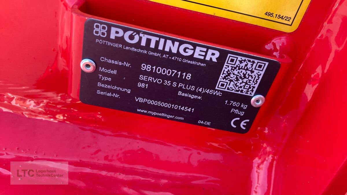 Pflug typu Pöttinger Servo 35 S Plus, Neumaschine w Eggendorf (Zdjęcie 11)