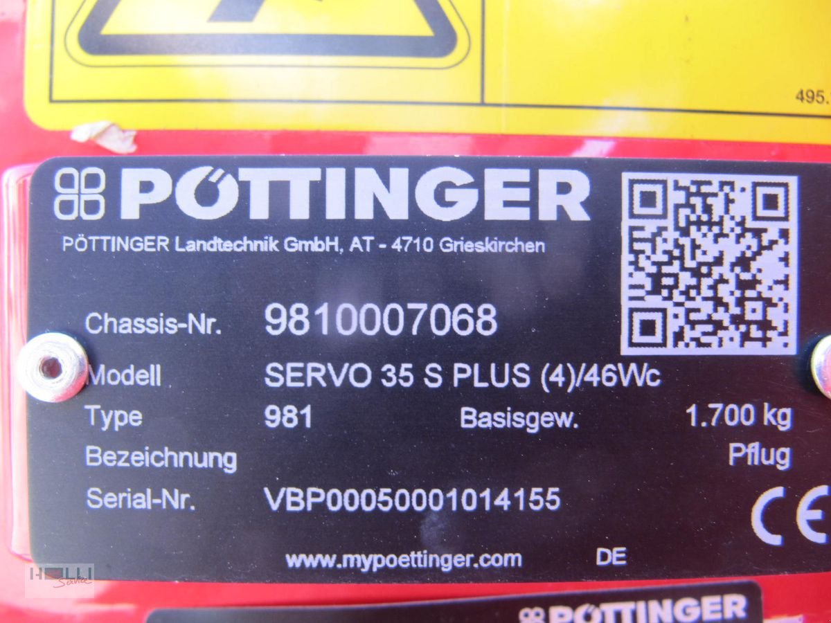 Pflug του τύπου Pöttinger Servo 35 S Plus, Neumaschine σε Niederneukirchen (Φωτογραφία 2)