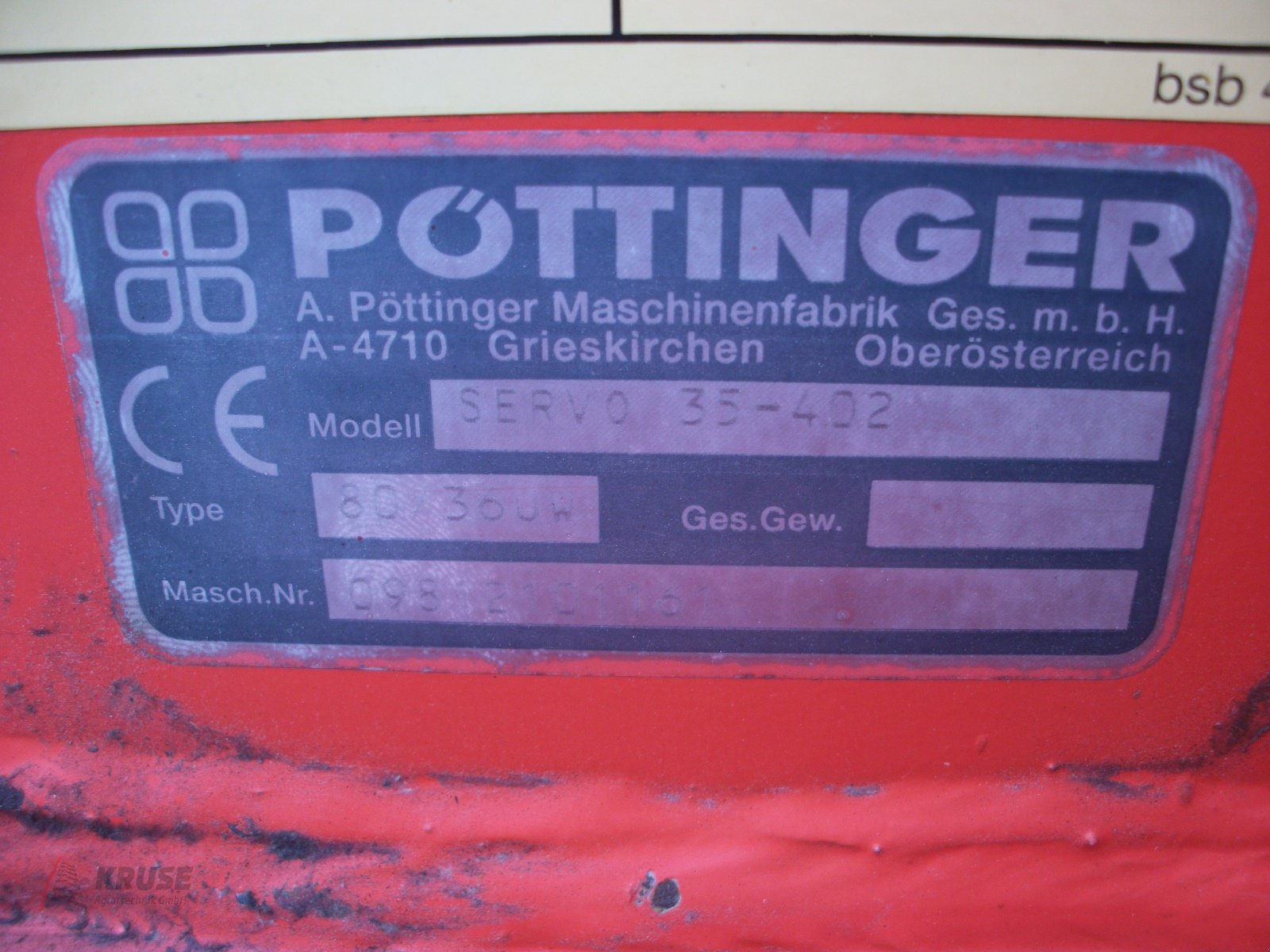Pflug tipa Pöttinger Servo 35, Gebrauchtmaschine u Fürstenau (Slika 7)