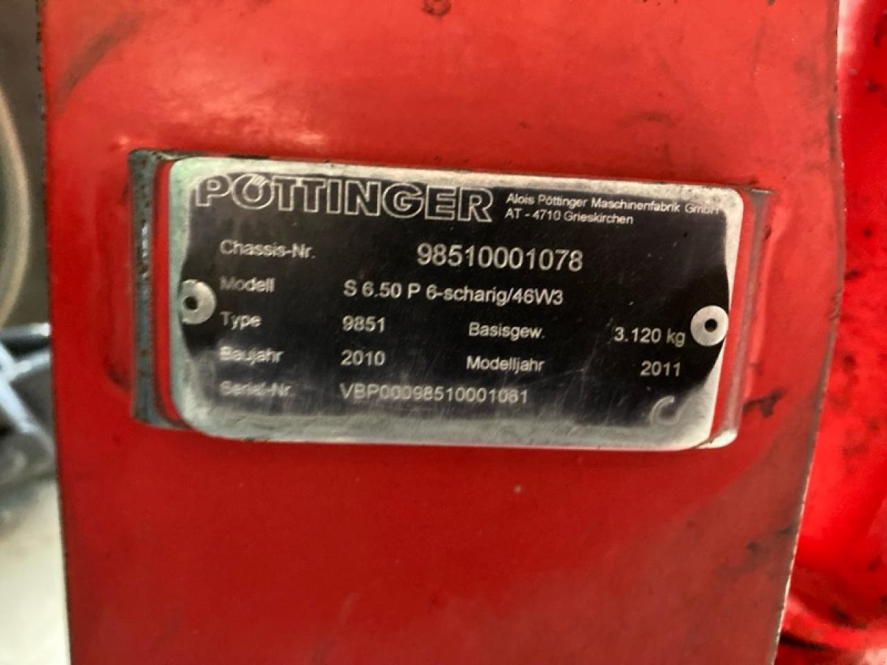 Pflug типа Pöttinger Servo 6.50 P 6-scharig, Gebrauchtmaschine в Rosendahl (Фотография 11)