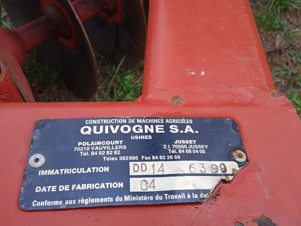 Pflug tipa Quivogne DD 14, Gebrauchtmaschine u COGNAC LA FORET (Slika 4)