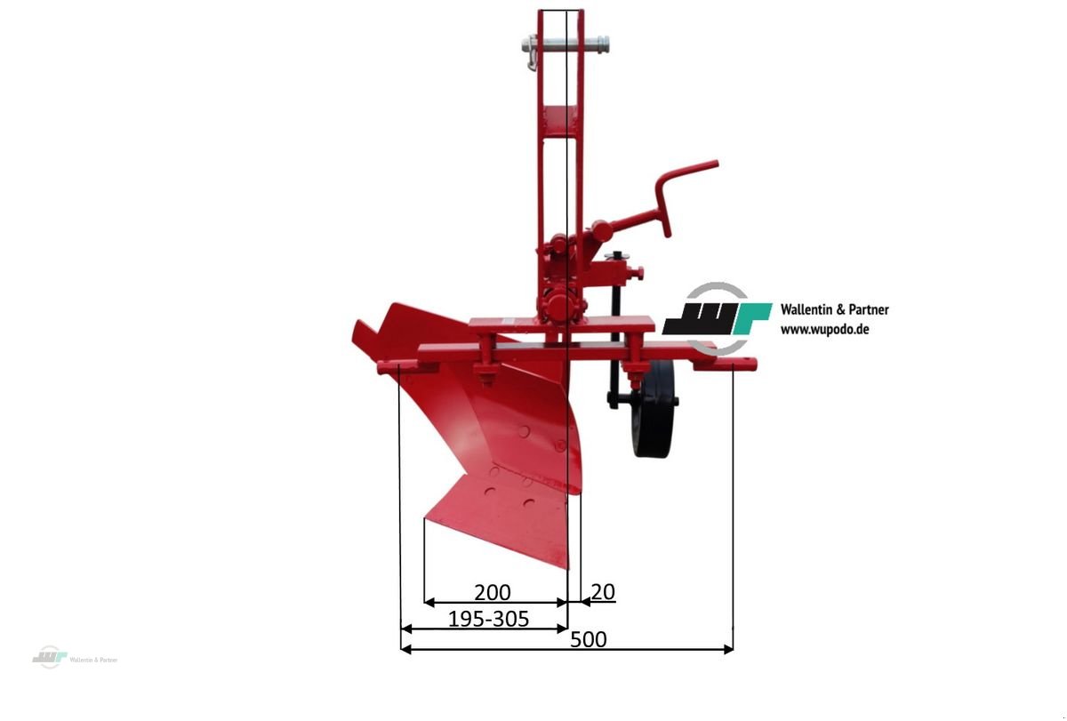 Pflug a típus Sonstige Einschar Beetpflug 20cm mit Vorschäler Beetpflug, Neumaschine ekkor: Wesenberg (Kép 3)