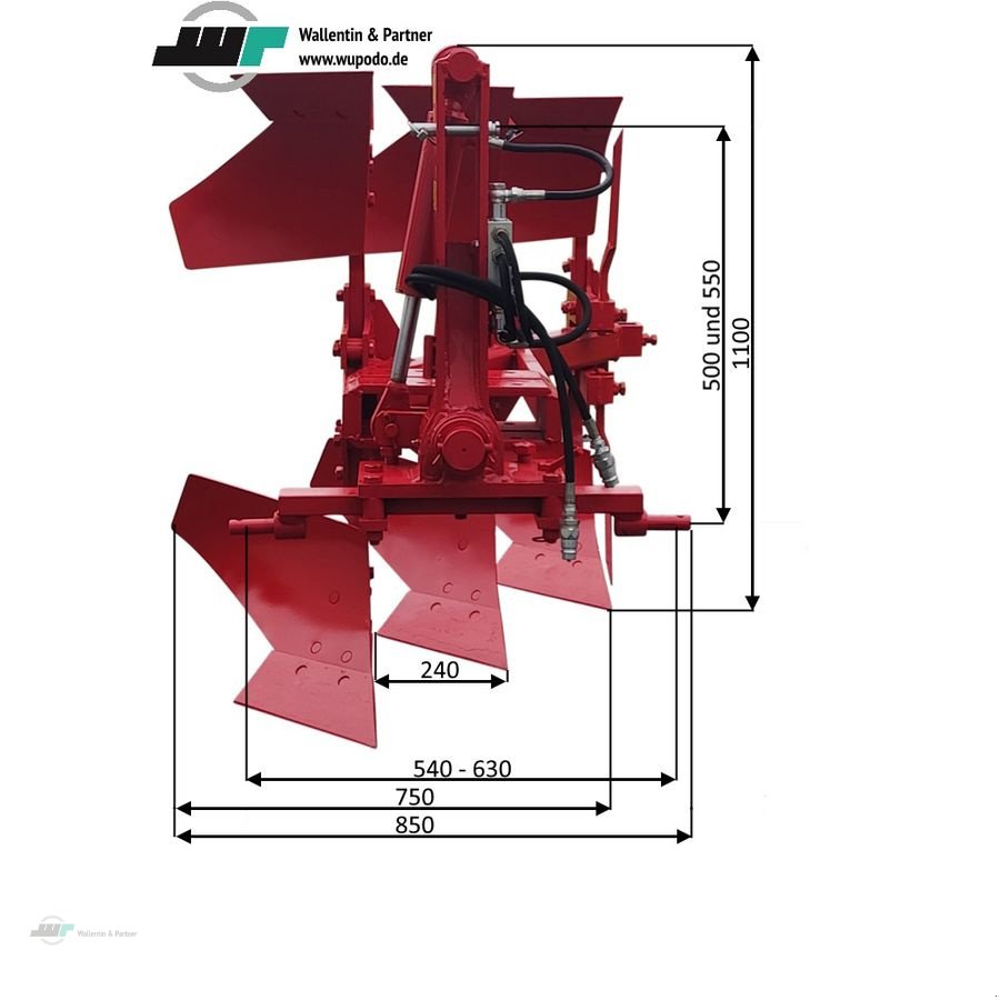 Pflug del tipo Sonstige Volldrehpflug 3-Schar ab 35 PS, Neumaschine en Wesenberg (Imagen 2)