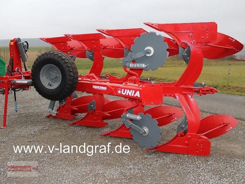 Pflug van het type Unia IBIS XXLS 4+ Pflug Blattfedergesichert, stufenweise Schnittbreite 2m, Neumaschine in Ostheim/Rhön (Foto 1)