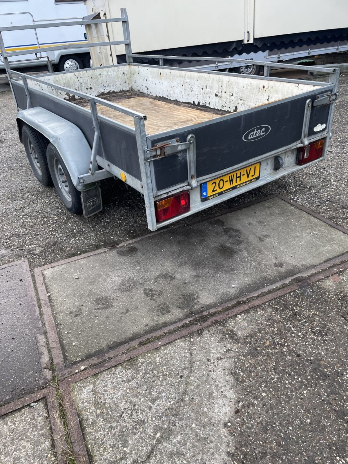 PKW-Anhänger du type Atec Bakwagen 300x150 cm, Gebrauchtmaschine en Haarlem (Photo 4)