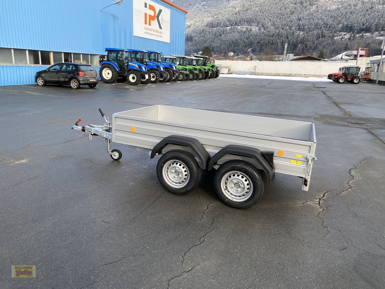 PKW-Anhänger tipa Böckmann TL-AL 2513/20 Eco XXL Tandem-Tieflader, Neumaschine u Kötschach (Slika 5)