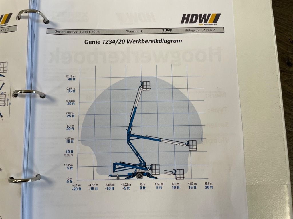 PKW-Anhänger типа Genie TZ 34/20, Gebrauchtmaschine в WIJCHEN (Фотография 4)