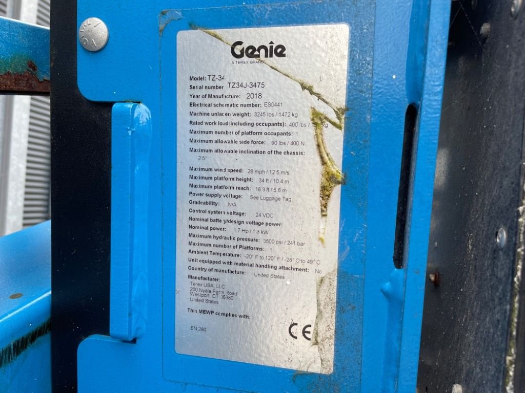 PKW-Anhänger del tipo Genie TZ 34/20, Gebrauchtmaschine en WIJCHEN (Imagen 5)