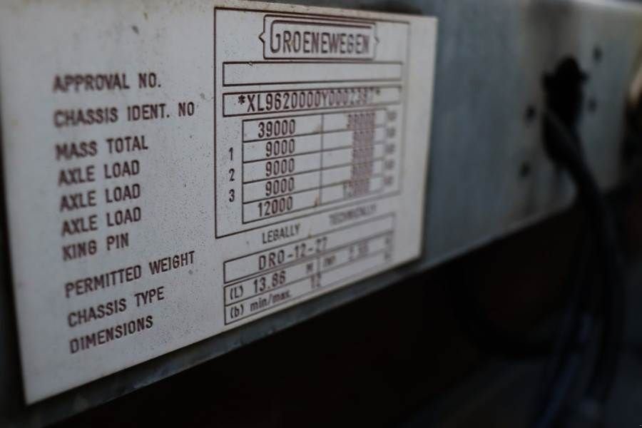 PKW-Anhänger a típus Groenewegen DRO-12-27 3 Axle Trailer, 32t Capacity, BPW Axles, Gebrauchtmaschine ekkor: Groenlo (Kép 7)