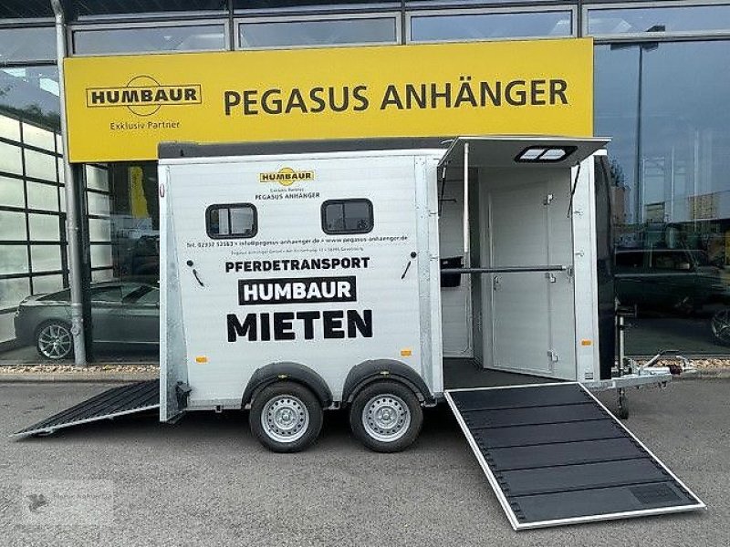 PKW-Anhänger Türe ait Humbaur Notos XTRA Pro 2-Pferdeanhänger Fronstausstieg, Gebrauchtmaschine içinde Gevelsberg (resim 8)