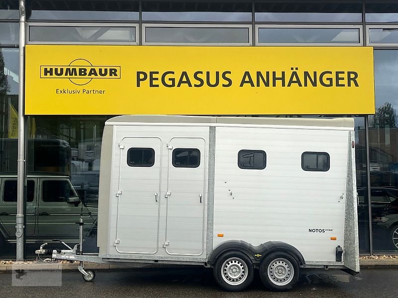 PKW-Anhänger Türe ait Humbaur Notos Xtra Up 2 Pferdeanhänger 2,7t TOP, Gebrauchtmaschine içinde Gevelsberg (resim 3)