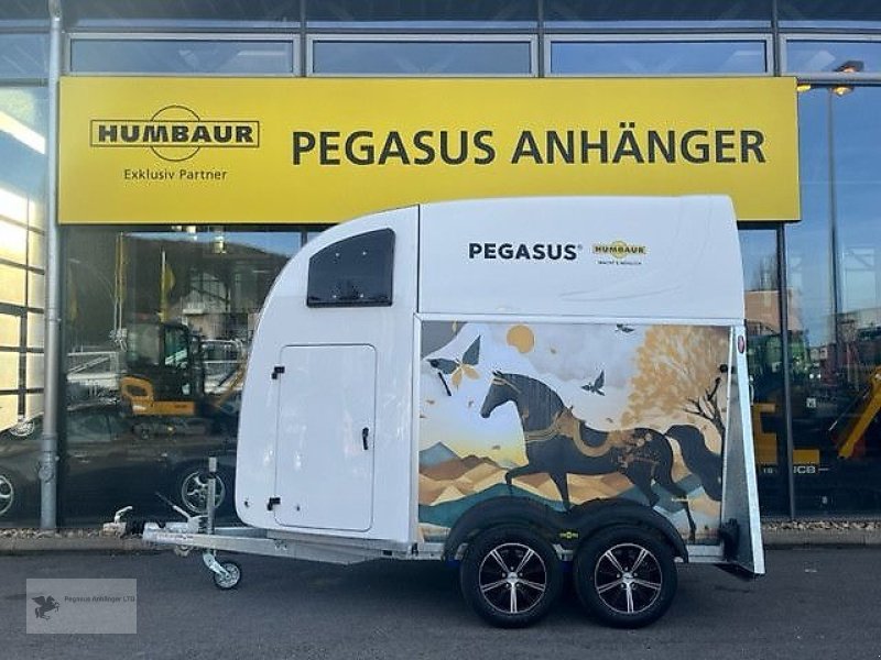 PKW-Anhänger typu Humbaur Pegasus 2-Pferdeanhänger 2.4t. SK !!NEU!!, Gebrauchtmaschine w Gevelsberg (Zdjęcie 3)