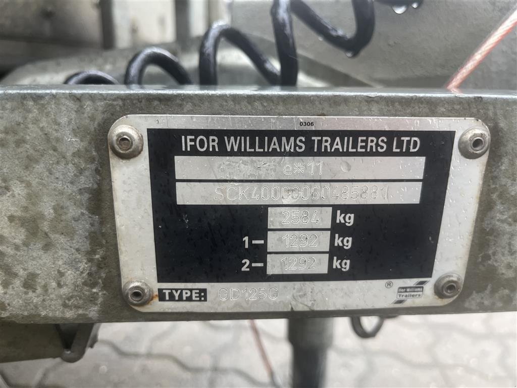 PKW-Anhänger του τύπου Ifor Williams GD 125 /model 4 velholdt trailer, Gebrauchtmaschine σε Rønnede (Φωτογραφία 7)