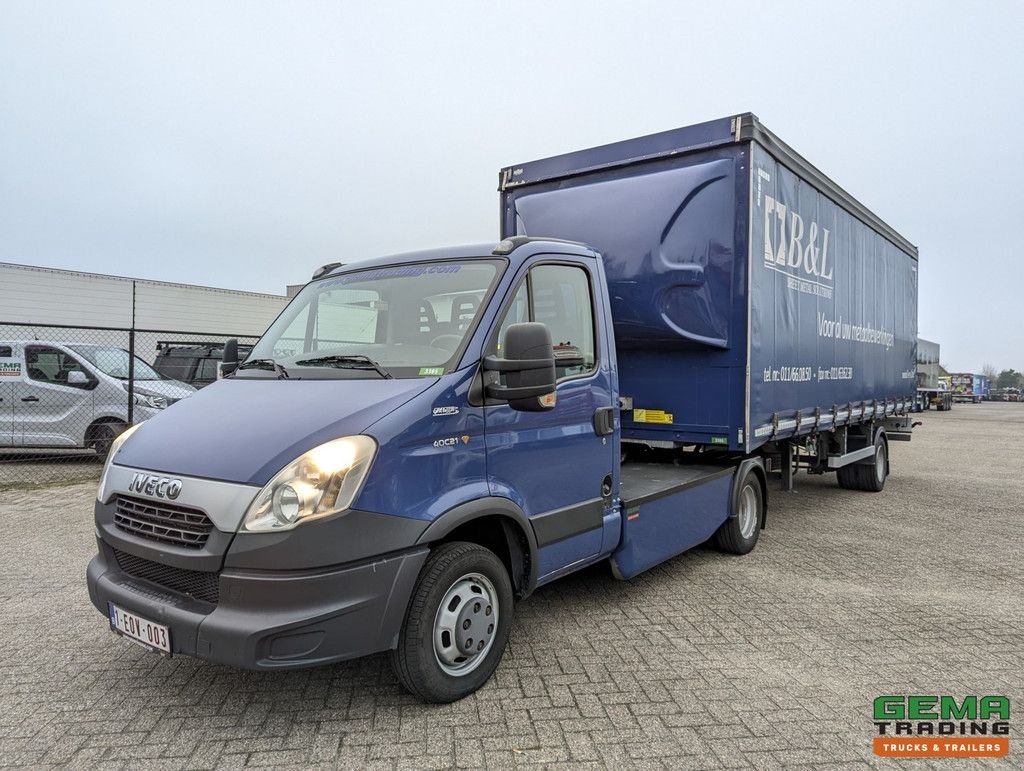 PKW-Anhänger typu Iveco Daily 40C21 4x2 Euro5 - BE-Combi + Noyens Schuifzeilen Trailer -, Gebrauchtmaschine v Oud Gastel (Obrázek 1)