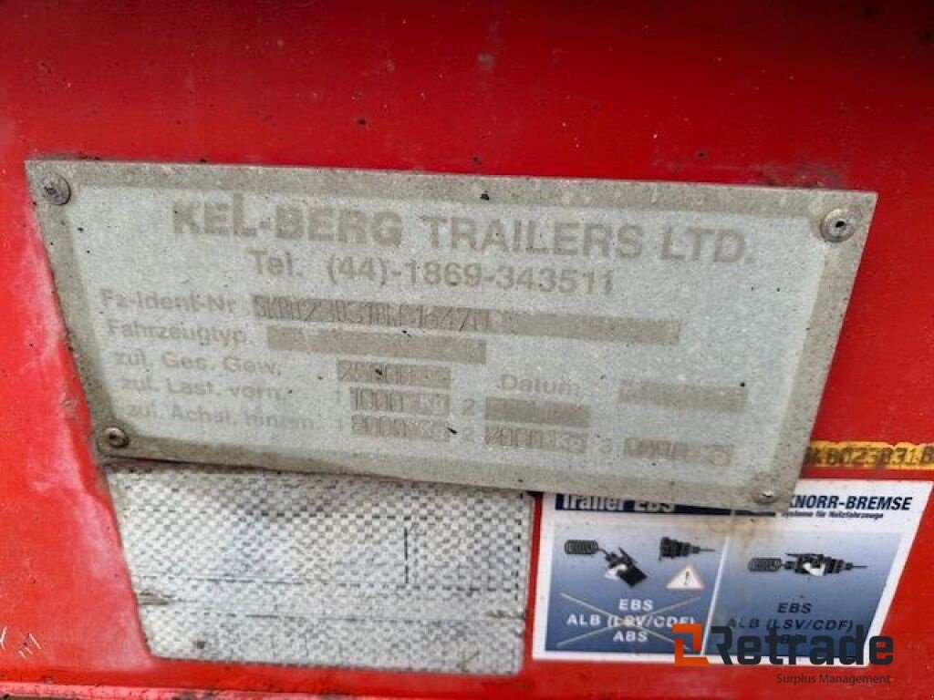 PKW-Anhänger типа Kel-Berg Kærre trailer, Gebrauchtmaschine в Rødovre (Фотография 5)