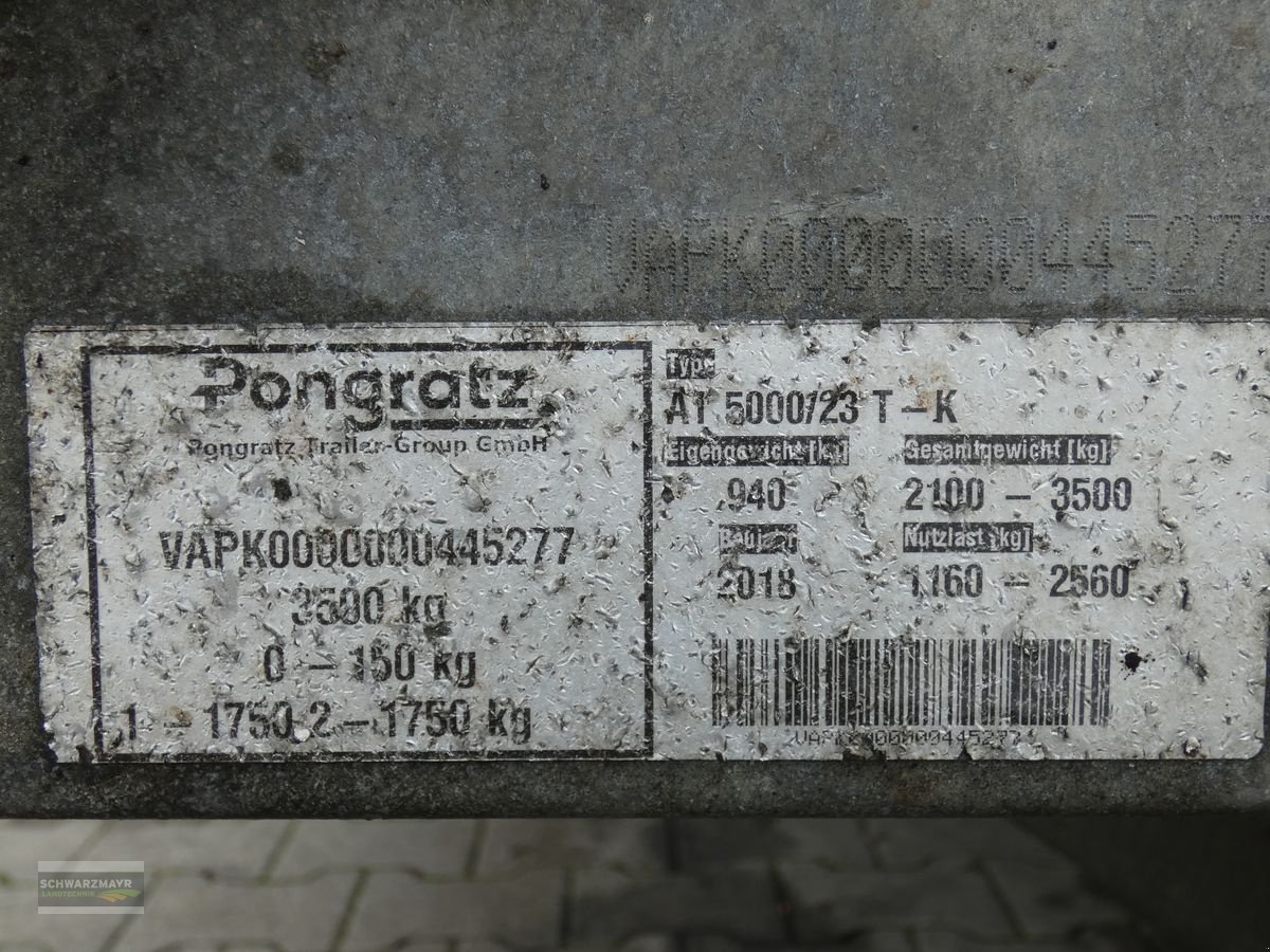 PKW-Anhänger tip Pongratz AT SO 5000/23 T-K, Gebrauchtmaschine in Aurolzmünster (Poză 5)
