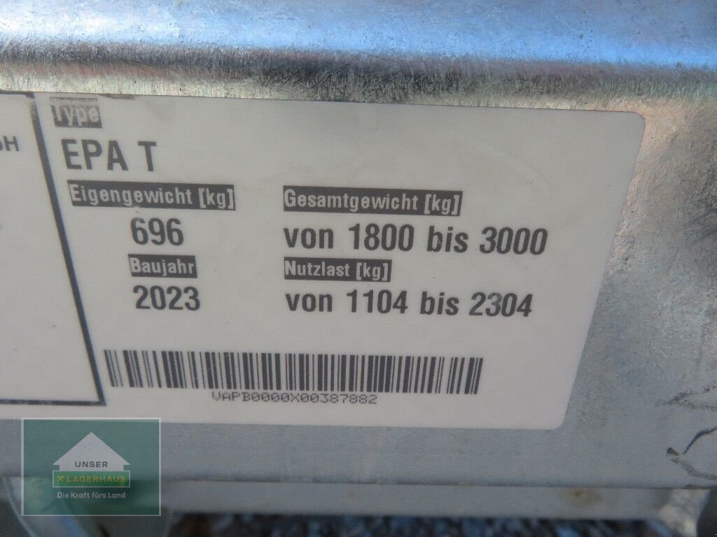 PKW-Anhänger tip Pongratz PMT 300/16 T, Neumaschine in Hofkirchen (Poză 13)