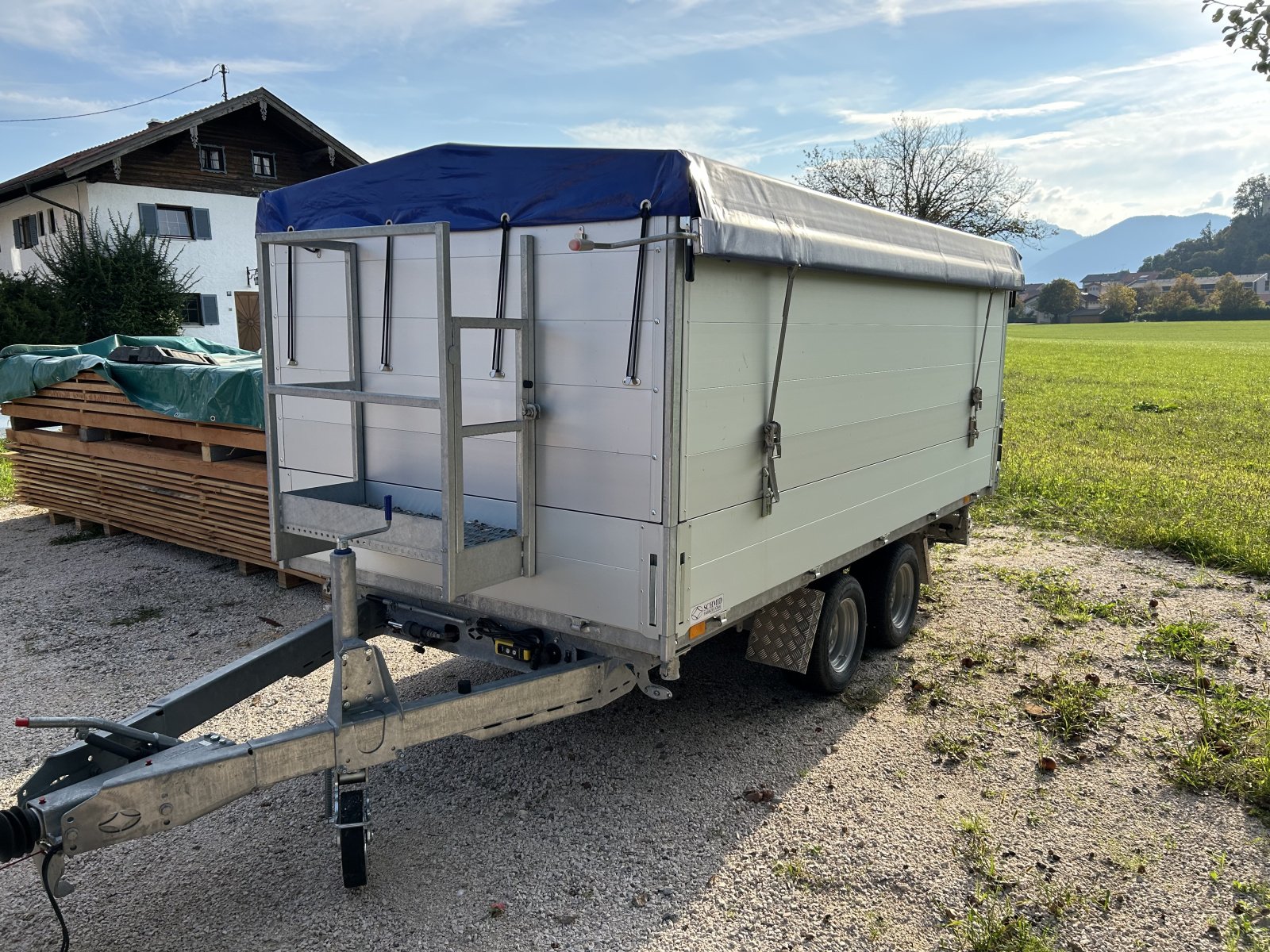 PKW-Anhänger van het type Schmid Fahrzeugbau GmbH PDK 35-12 M, Gebrauchtmaschine in neubeuern (Foto 1)