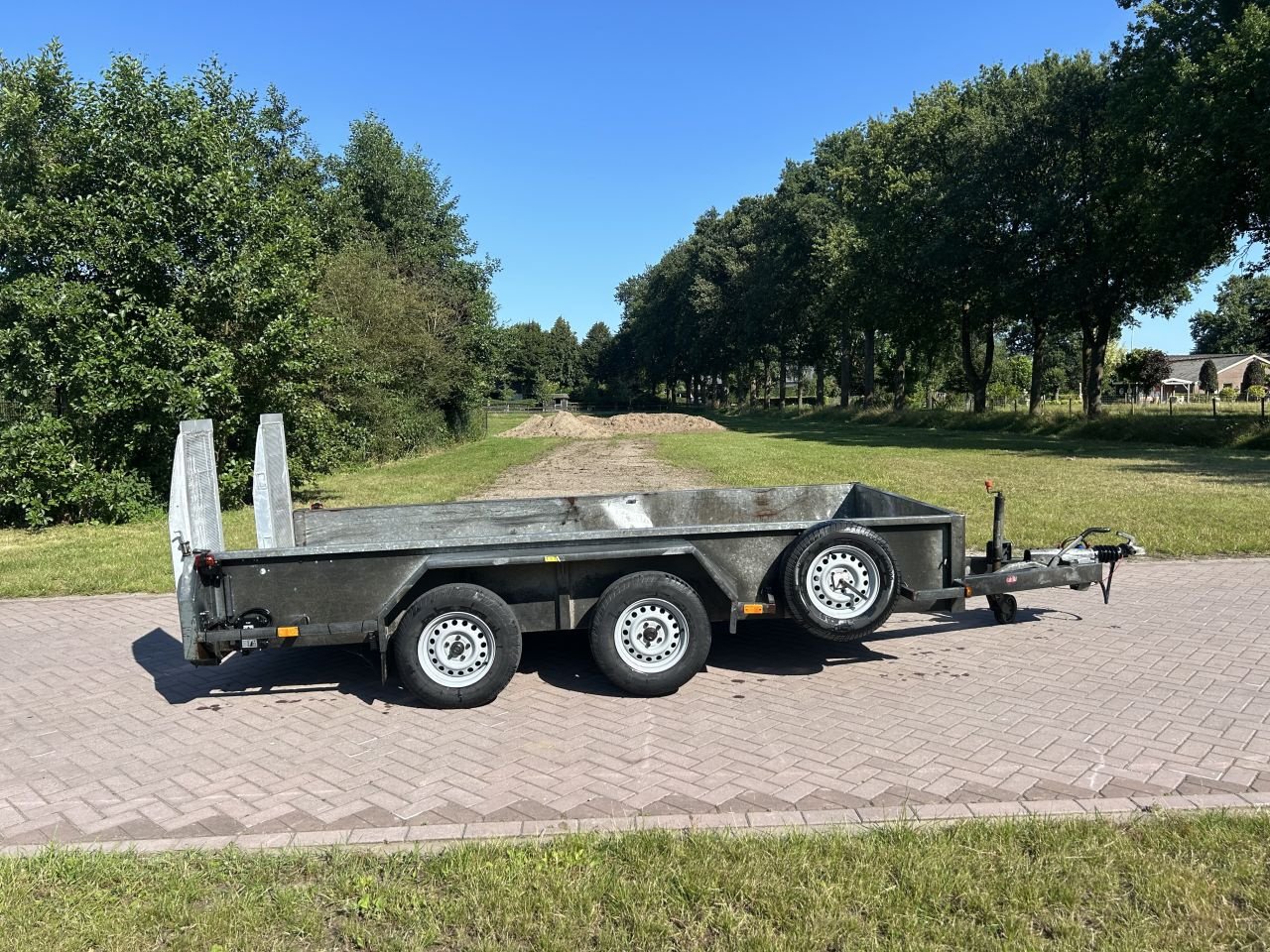 PKW-Anhänger van het type Sonstige aanhanger kuip dieplader KUIPER 3500 kg, Gebrauchtmaschine in Putten (Foto 3)