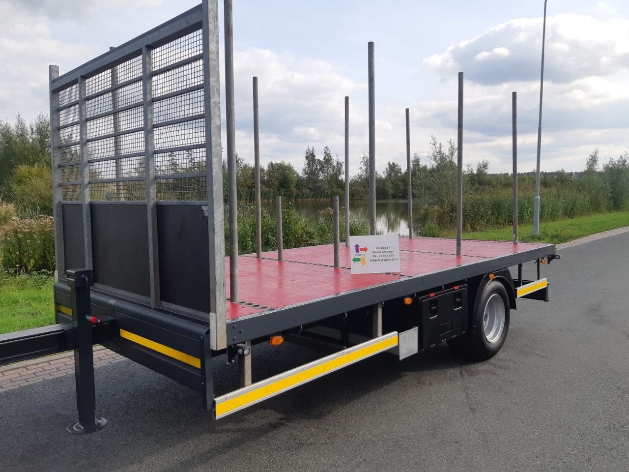 PKW-Anhänger van het type Sonstige aanhangwagen aanhanger oprijwagen eigenbouw, Gebrauchtmaschine in Boven-Leeuwen (Foto 1)