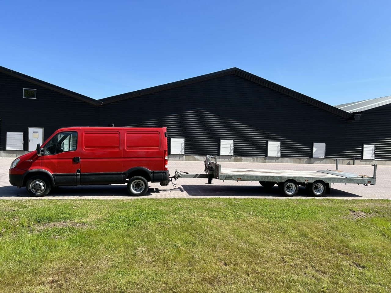 PKW-Anhänger of the type Sonstige BE Iveco Daily 50c18 - BE Iveco Daily 50c18 - Veldhuizen tandem as knik vloer, Gebrauchtmaschine in Putten (Picture 8)