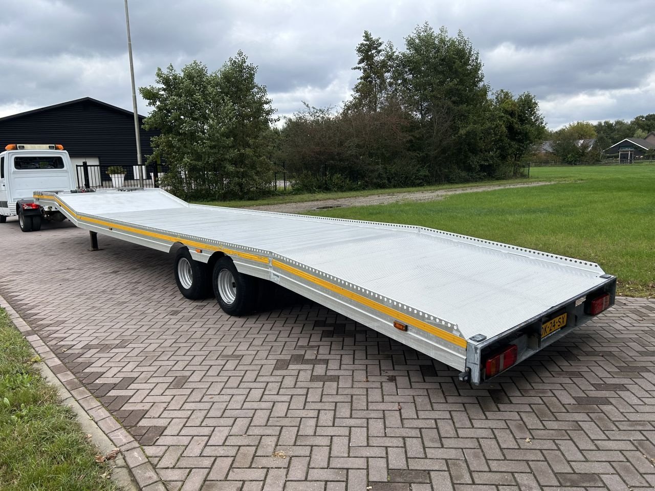 PKW-Anhänger of the type Sonstige be oplegger 10 ton VELDHUIZEN auto transporter met Ramsey lier, Gebrauchtmaschine in Putten (Picture 3)