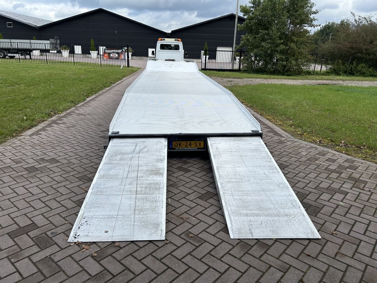 PKW-Anhänger van het type Sonstige be oplegger 10 ton VELDHUIZEN auto transporter met Ramsey lier, Gebrauchtmaschine in Putten (Foto 11)