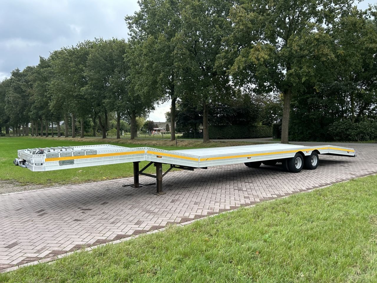 PKW-Anhänger du type Sonstige be oplegger 10 ton VELDHUIZEN auto transporter met Ramsey lier, Gebrauchtmaschine en Putten (Photo 2)