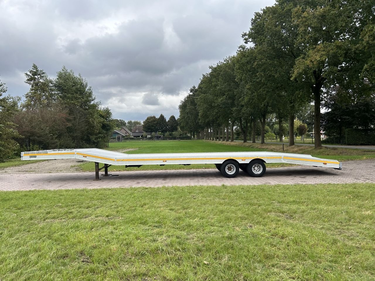 PKW-Anhänger Türe ait Sonstige be oplegger 10 ton VELDHUIZEN auto transporter met Ramsey lier, Gebrauchtmaschine içinde Putten (resim 7)