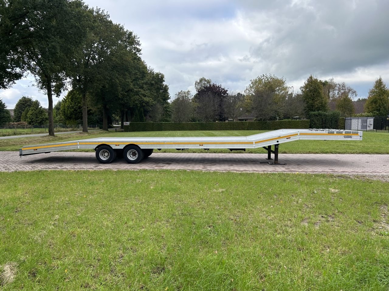 PKW-Anhänger du type Sonstige be oplegger 10 ton VELDHUIZEN auto transporter met Ramsey lier, Gebrauchtmaschine en Putten (Photo 8)