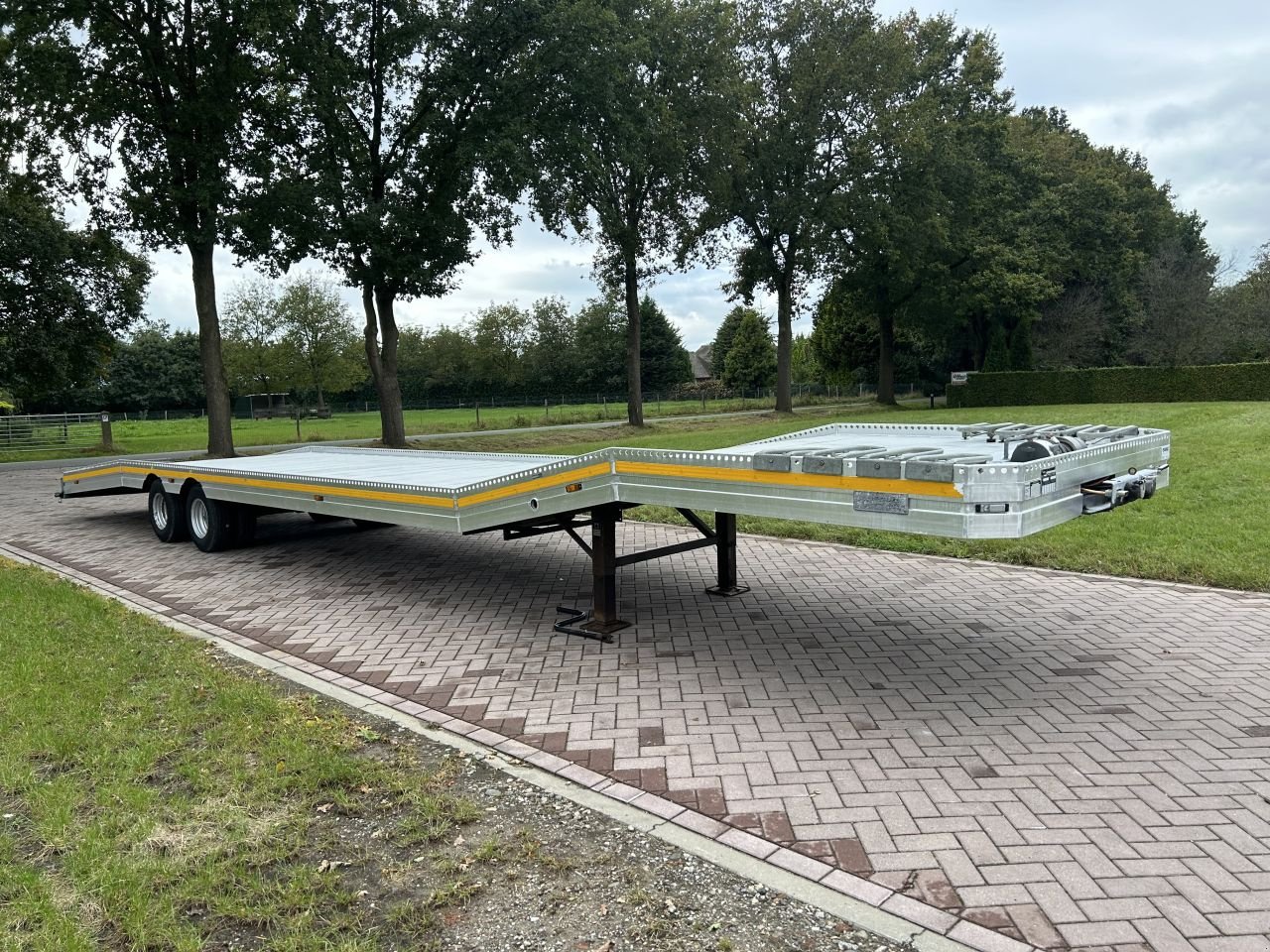 PKW-Anhänger du type Sonstige be oplegger 10 ton VELDHUIZEN auto transporter met Ramsey lier, Gebrauchtmaschine en Putten (Photo 4)